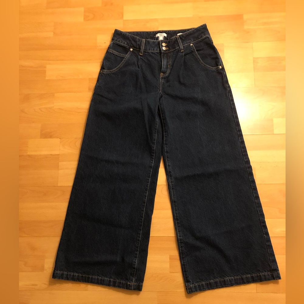 Forever 21 Dark Blue Flare Jeans